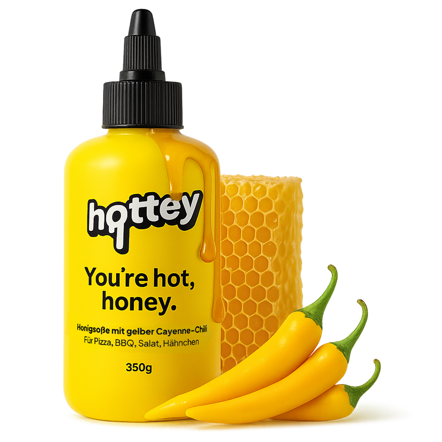 Hot Honey Sauce - Scharfe Honig-Chili Sauce - Die Nr. 1 Hot Honey Marke aus Deutschland