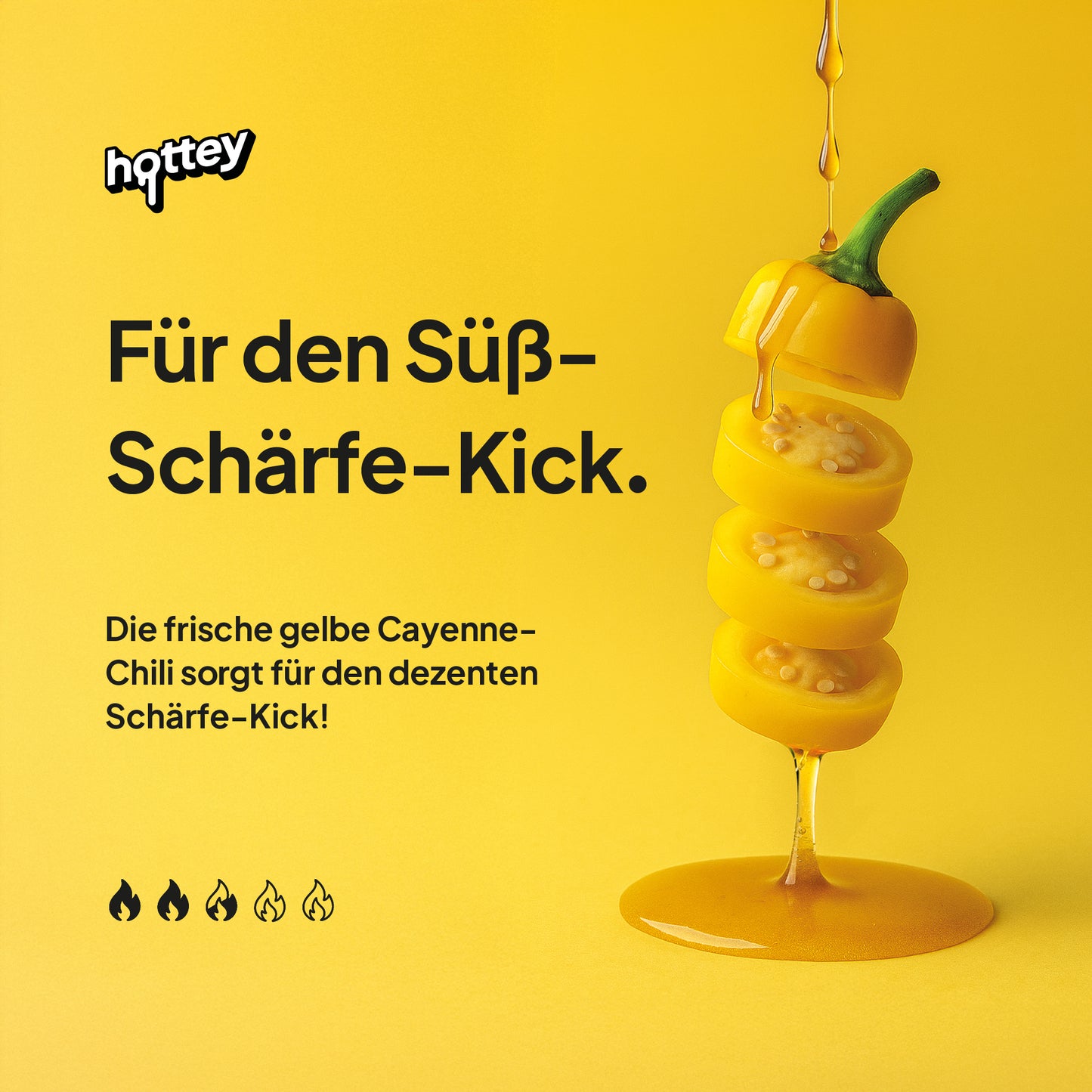 Hot Honey Sauce - Scharfe Honig-Chili Sauce - Die Nr. 1 Hot Honey Marke aus Deutschland