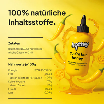 Hot Honey Sauce - Scharfe Honig-Chili Sauce - Die Nr. 1 Hot Honey Marke aus Deutschland