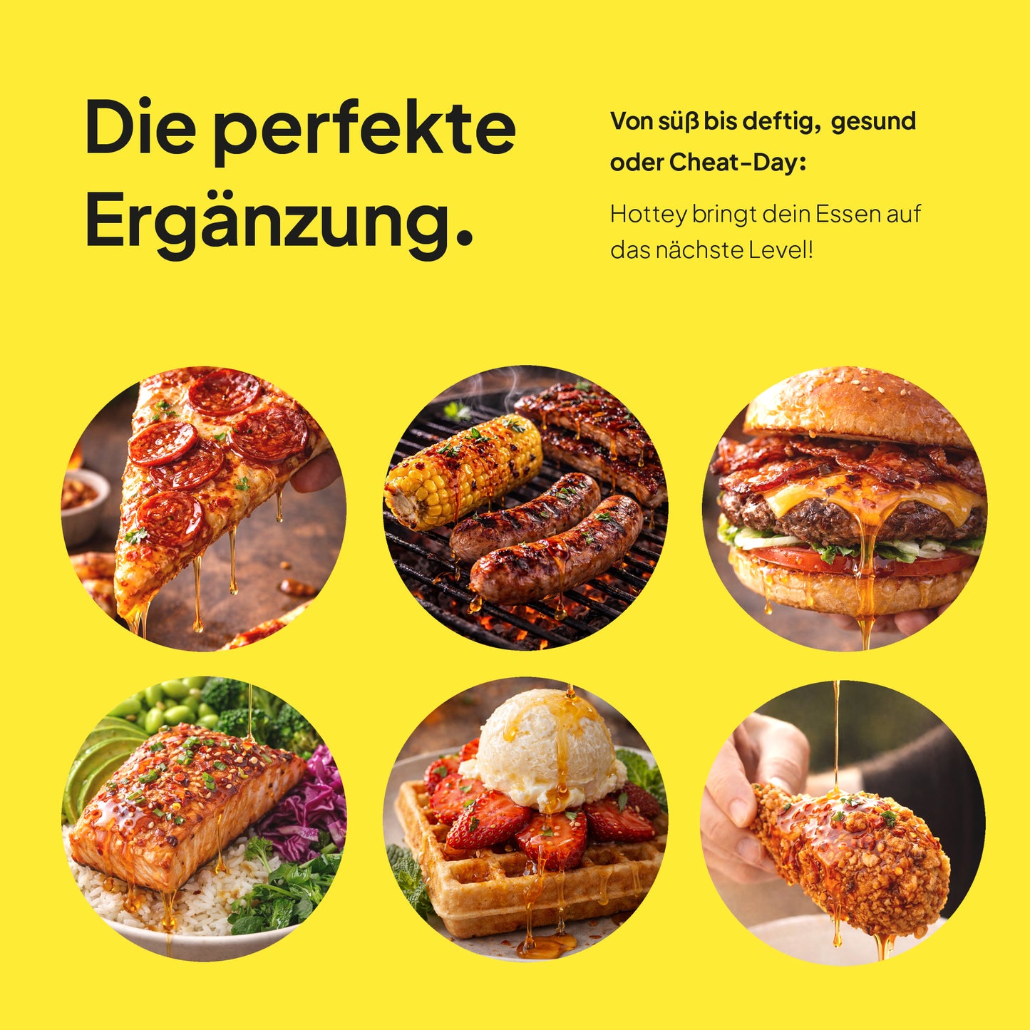 Hottey scharfer Honig – perfekt für Pizza, Chicken Wings und Grill