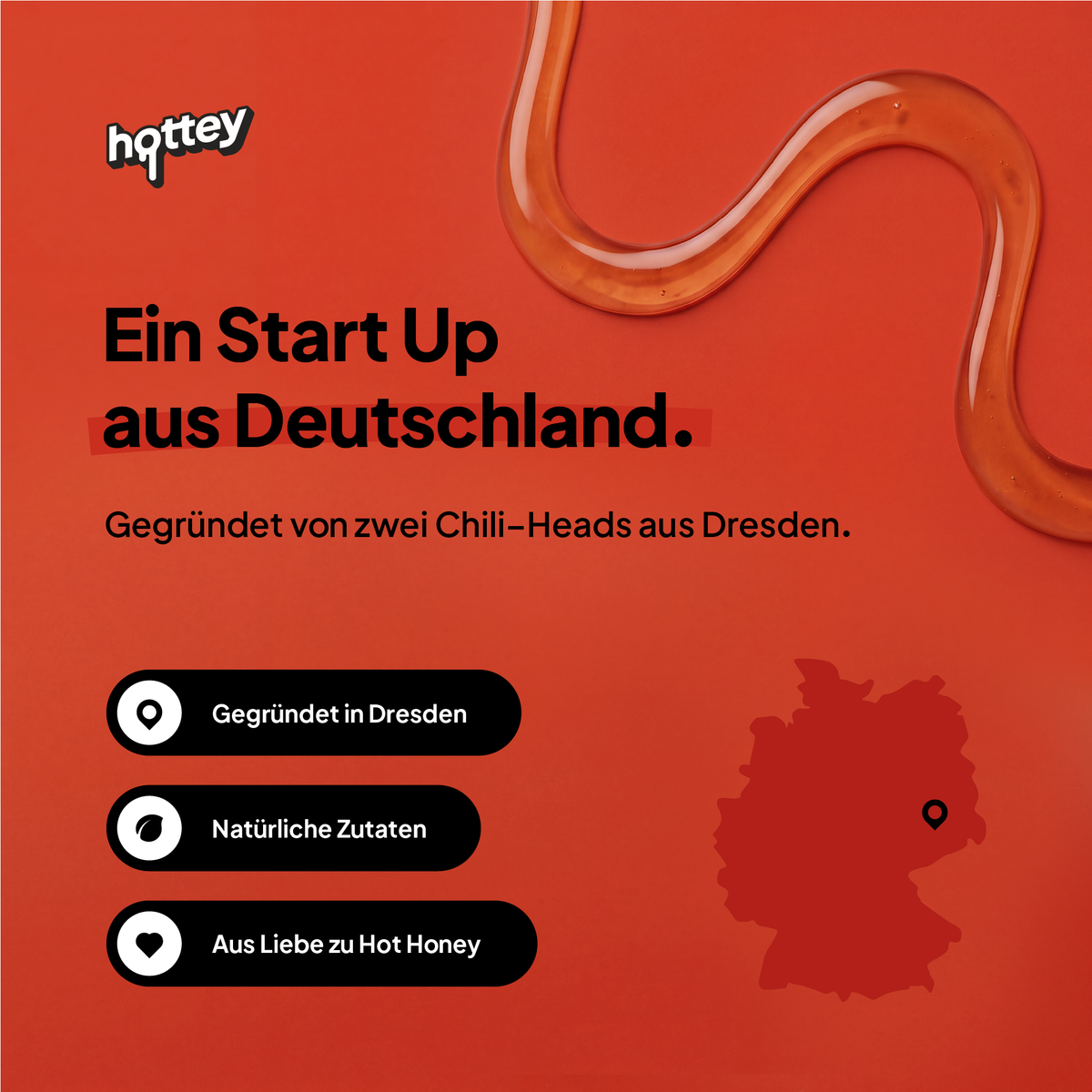 hottey Extra Scharf Hot Honey mit Habanero-Chili – Produktbild 7